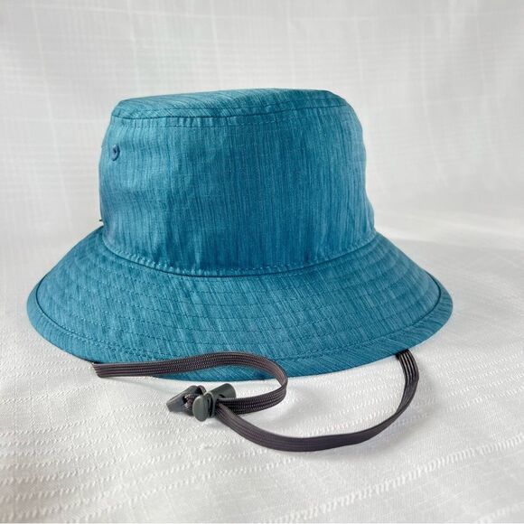 Sunday Afternoon Sunfire Adj Teal Bucket Sun Fishing Boating Hat With Strap - Picture 6 of 13
